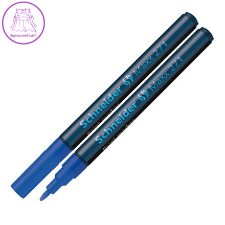 Lakový popisovač, 1-2 mm, SCHNEIDER "Maxx 271", modrý