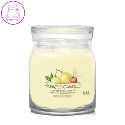 Svíčka Yankee Candle -  ICED BERRY LEMONADE, střední