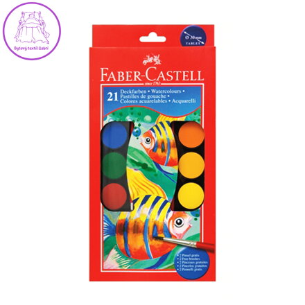 Vodové farby Faber-Castell 21 farebné