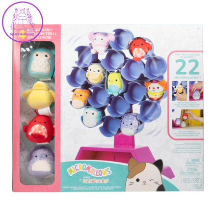 SQUISHMALLOWS Micromallows Play & Display - Kolotoč