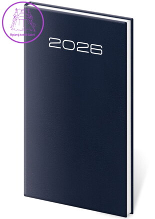 Diář 2026 týdenní kapesní diář Old Karachi - modrý