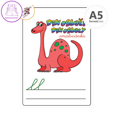 Omalovánka A5 - Dinosauři