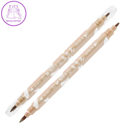 Popisovač M&G Miffy Marker 1 mm oboustranný, šampaňská zlatá