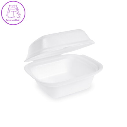 Box na hamburger bílý velký 145x133x75mm, 125ks