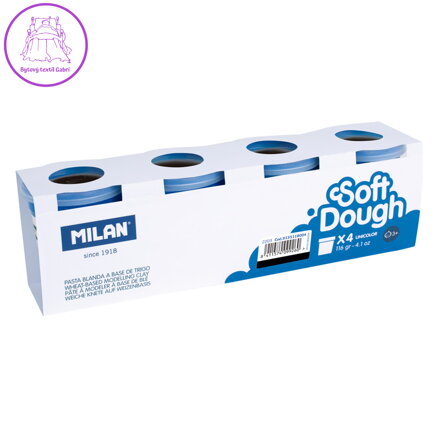 Plastelína MILAN Soft Dough čierna 116g /1ks