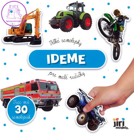 Samolepková knížka - Jedeme (velké samolepky pro malé ručičky)