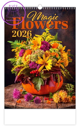 Nástěnný kalendář 2026 Magic Flowers Nástěnný kalendář 2026 Magic Flowers