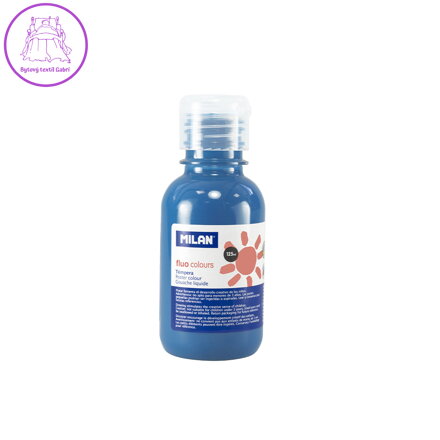 Barva temperová 125ml Fluo - modrá