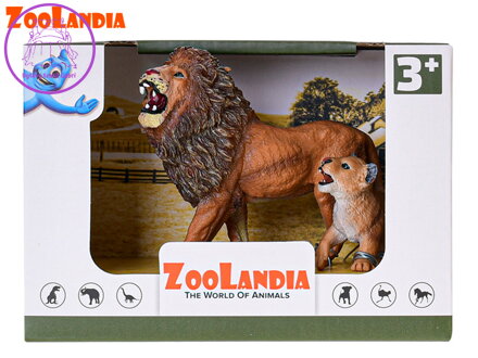 Zoolandia lev s mládětem v krabičce