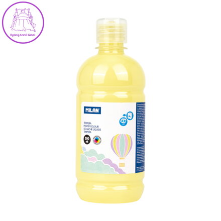 Barva temperová 500ml žlutá pastelová