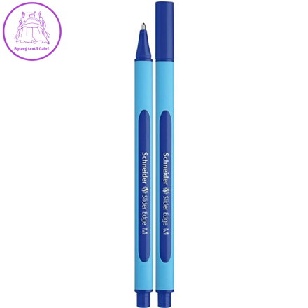 Kuličkové pero, 0,5 mm, s uzávěrem, Schneider"Slider Edge M", modré