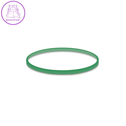 Gumičky zelené slabé (1 mm, O 5 cm) [50 g]