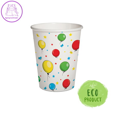 Papírový pohár PAW Eco 250 ml Ballons