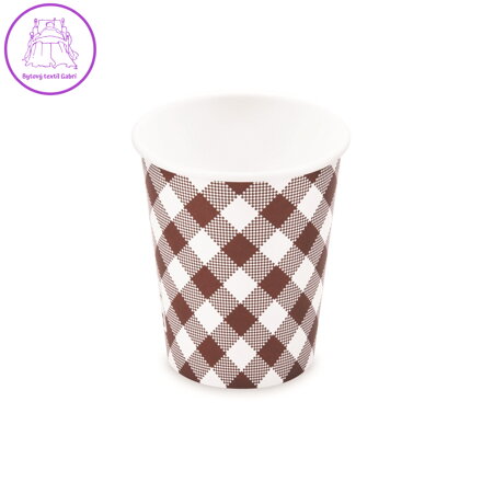 Papírový kelímek Karo Ø80mm 280ml `M: 0,2L/8oz` [10 ks]