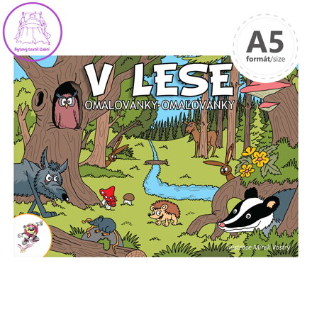 Omalovánka A5 - LUX V lese