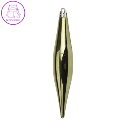 Vánoční rampouch světle zelený 4 ks