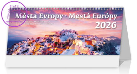 Stolní kalendář 2026 Města Evropy/Cities of Europe