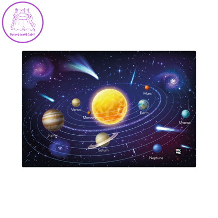 Podložka na stůl PP 60x40cm Planets