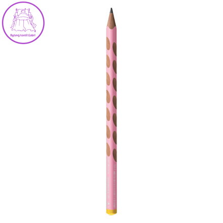 Tužka grafitová STABILO EASYgraph pro leváky, pastelově růžová
