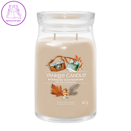 Svíčka Yankee Candle - AFTERNOON SCRAPBOOKING, velká