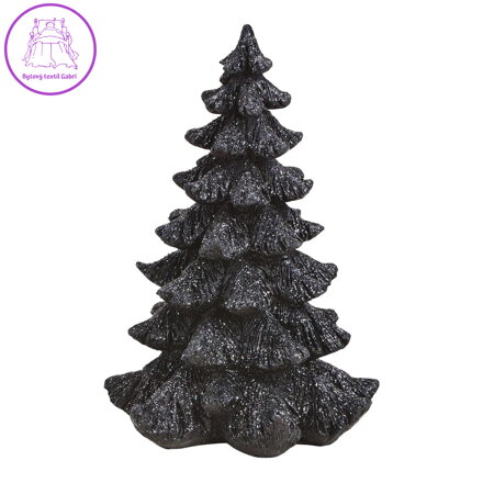 Vánoční stromek 21 cm, černý