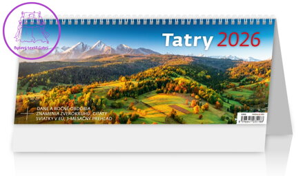 Stolní kalendář 2026 Tatry Stolní kalendář 2026 Tatry