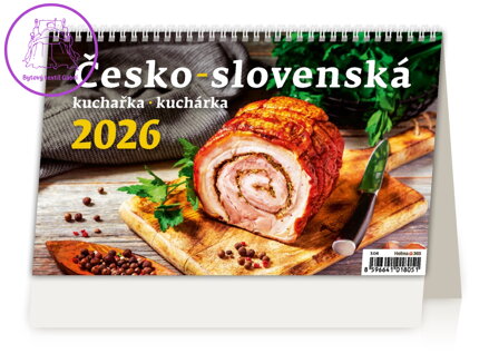 Stolní kalendář 2026 Česko-slovenský kuchař Stolní kalendář 2026 Česko-slovenský kuchař