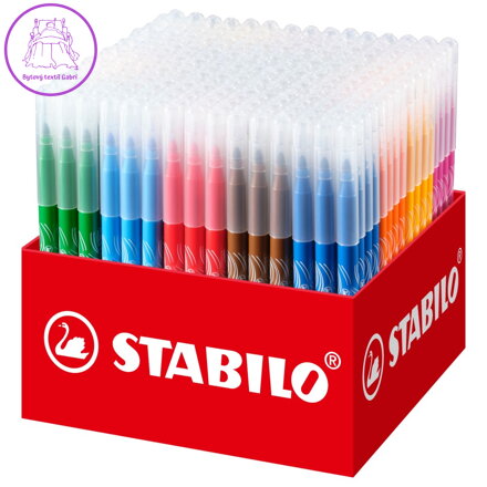 Vláknový fix STABILO power 240 ks balení - 20 různých barev