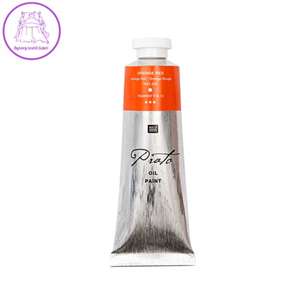 RI olejová farba Prato 60 ml, Orange red