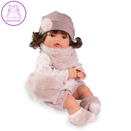 Panenka Beni se zvukem 42 cm v zimním outfitu Panenka Beni se zvukem 42 cm v zimním outfitu