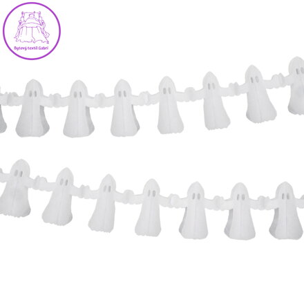 Girlanda Duch, papír, 3 m, Halloween Girlanda Duch, papír, 3 m, Halloween