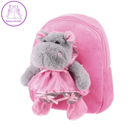 Dětský batoh plyšový - Hippo