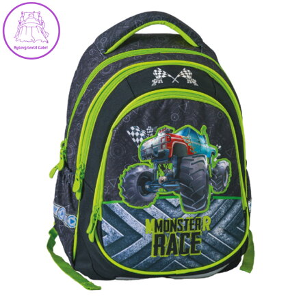 Školní batoh Maxx Play, Monster Race