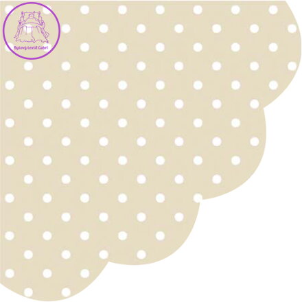 Ubrousky PAW R 32 cm Dots Beige