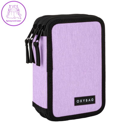 Penál 3 p. prázdný UNICOLOR Violet