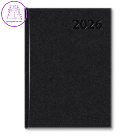 Diár 2024 denný A5 Manager - čierny