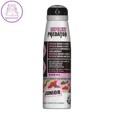 Predator Repelent Junior repelentný sprej odpudzuje komáre a kliešte 150 ml