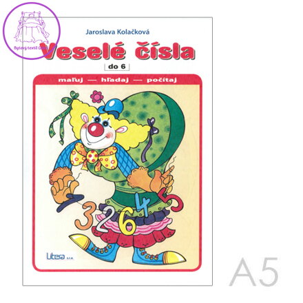 Omalovánka A5 Litera - Veselé čísla