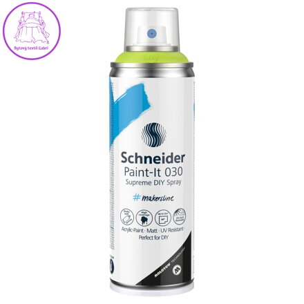 Akrylový sprej Schneider Paint-It 030 - limetkově zelená