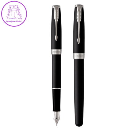 Pero plníci PARKER Sonnet Matte Black CT -F-