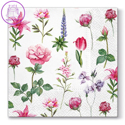 Ubrousky PAW L 33X33cm Boons of Garden