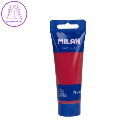 Barva akrylová MILAN 75 ml - červená karmínová