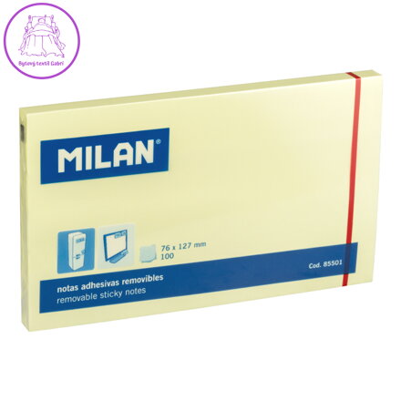 Blok lep MILAN Pastel 76 x 127 mm 100 l.