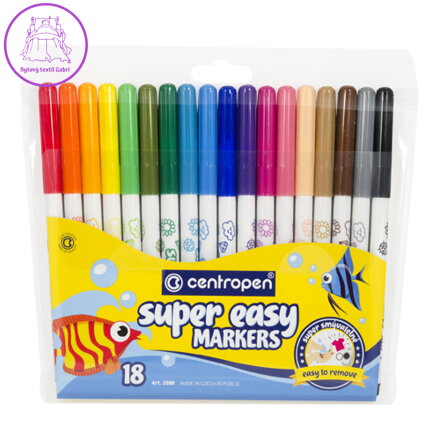 Fixy CENTROPEN 2580 Super Easy, sada 18 ks