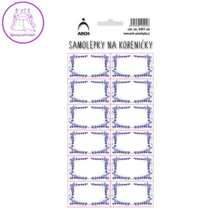 Samolepky na kořenky - levandule