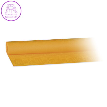 Obrus papírový rolovaný 8 x 1,20 m, žlutý