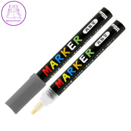 Popisovač akrylový M&G Acrylic Marker 2 mm, Dark Grey S911