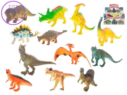 Dinosaurus 13-17cm 12druhů 12ks v DBX