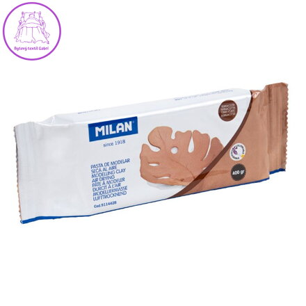 Modelovací hmota MILAN - Hnědá (Terracotta) 400g, na vzduchu tvrdnoucí