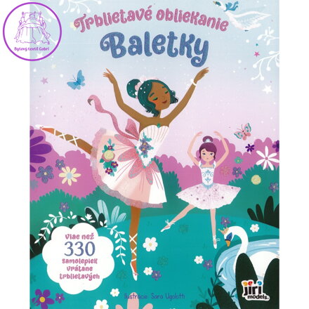 Samolepková knížka - Baletky (Třpytivé oblékání)